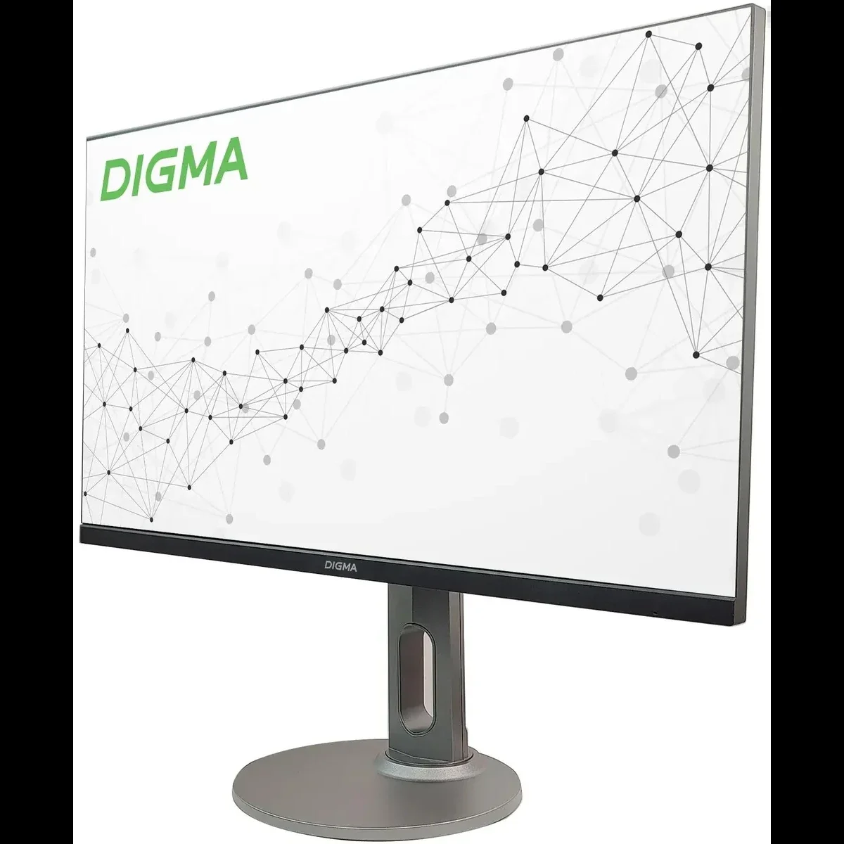 Монитор 27" Digma Progress 27P705Q IPS 2560x1440, 75 Гц, 5 мс, 16:9, 300 кд/м2, 2xHDMI, 1xDP, 1x3.5 мм, черный/серебристый