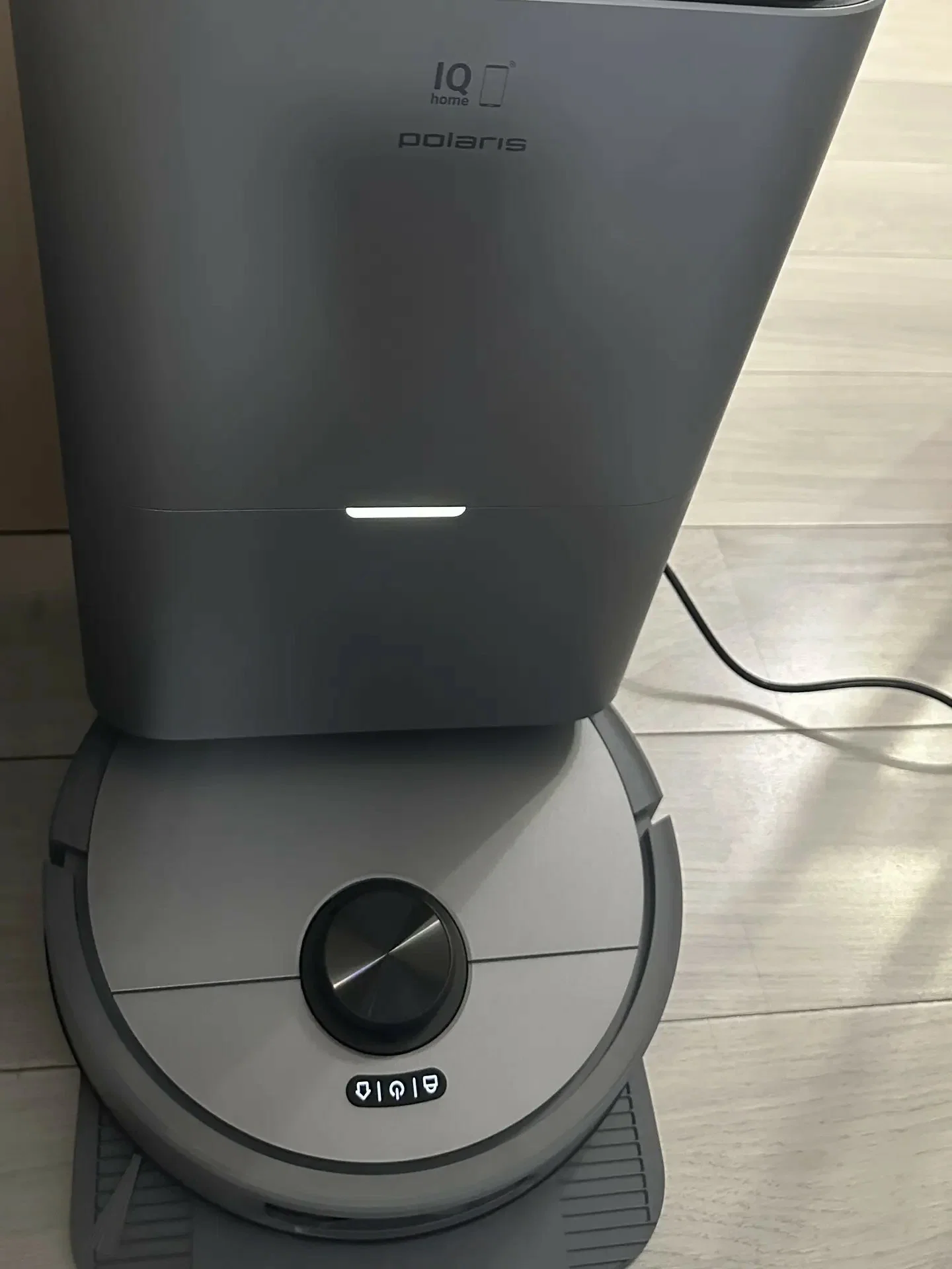 Пылесос-робот Polaris IQ Home PVCRAC 7790 Pro 90Вт графит (в компл.:1мешок)