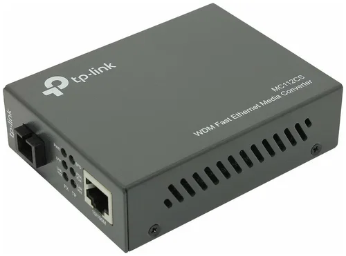 Коммутатор сетевой TP-Link SMB MC112CS Медиаконвертер 10/100M RJ45 to 100M single-mode, Full-duplex, up to 20Km