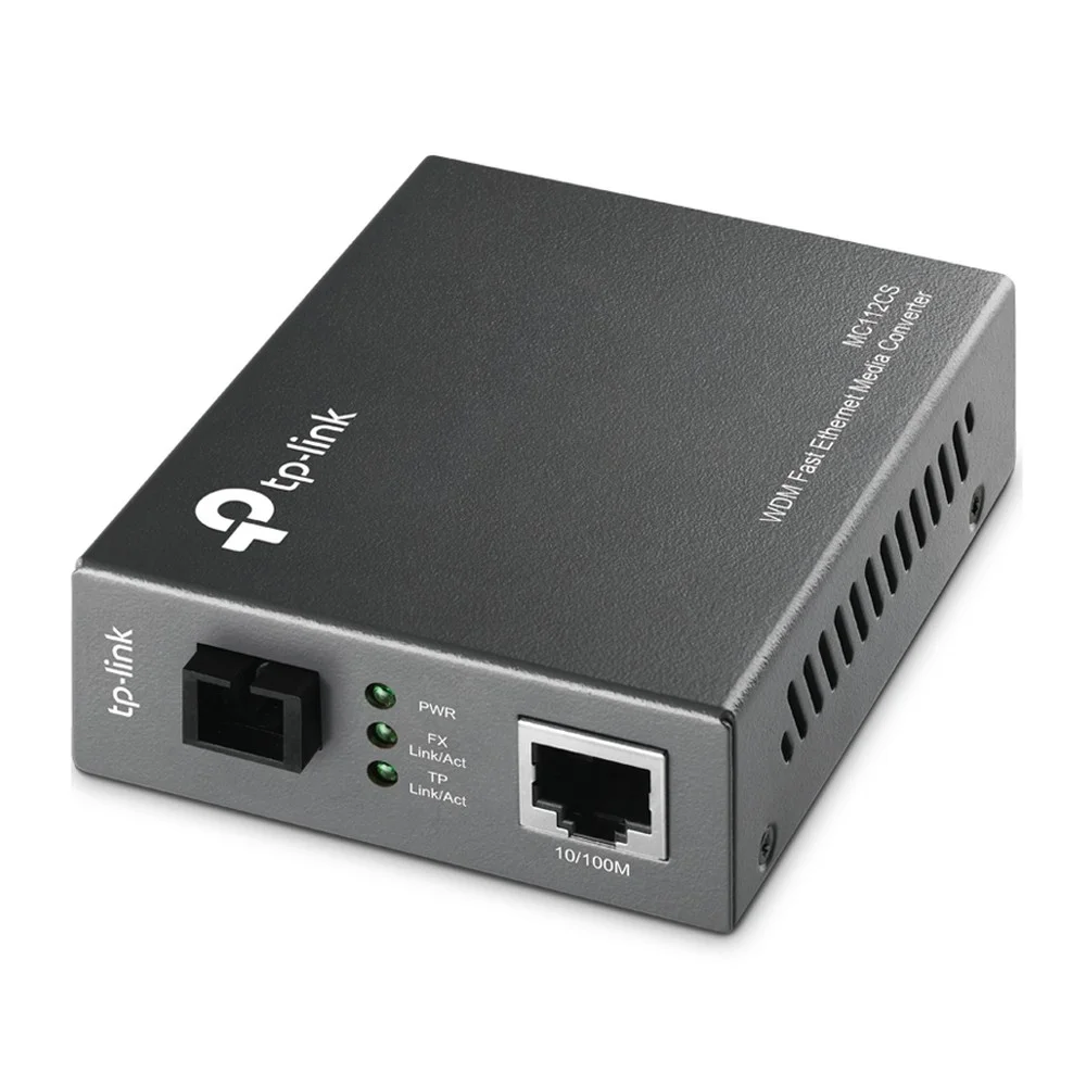 Коммутатор сетевой TP-Link SMB MC112CS Медиаконвертер 10/100M RJ45 to 100M single-mode, Full-duplex, up to 20Km