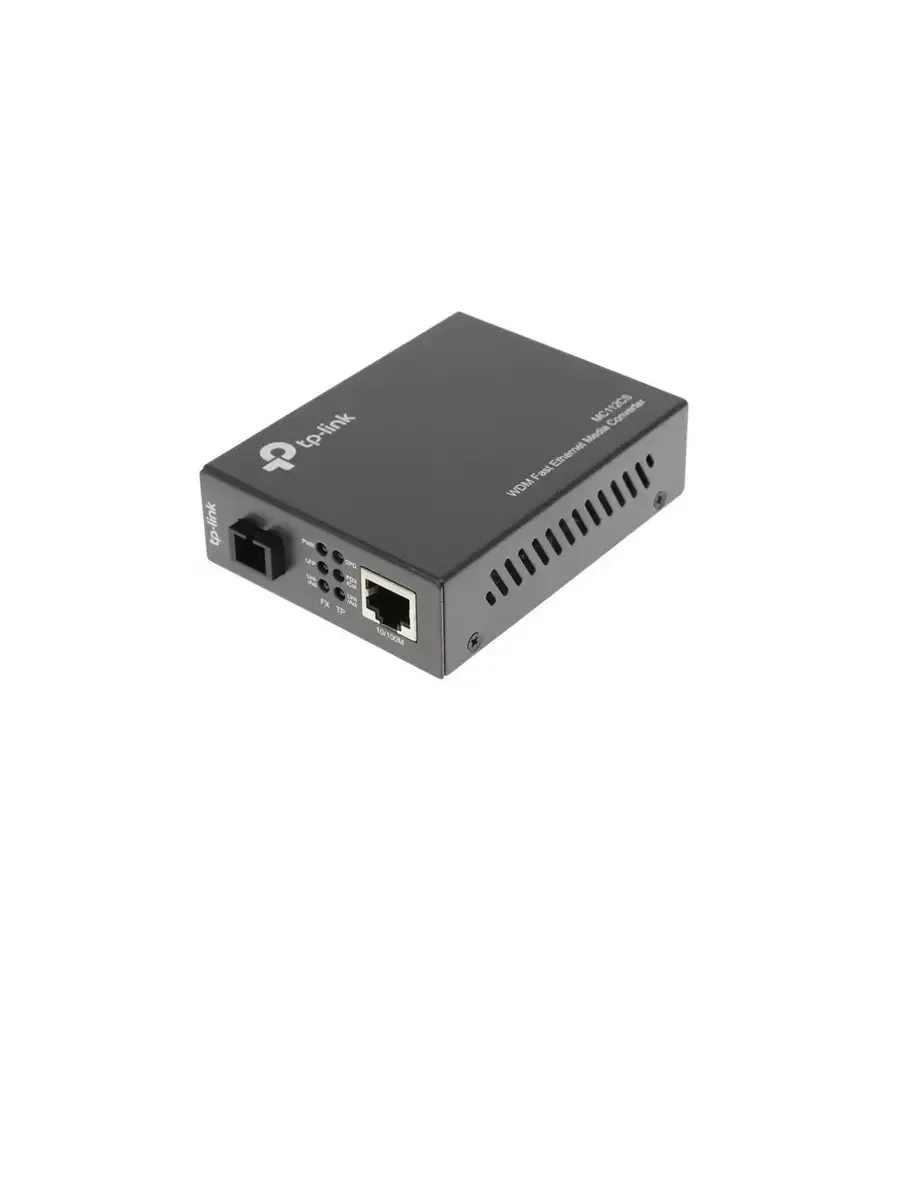 Коммутатор сетевой TP-Link SMB MC112CS Медиаконвертер 10/100M RJ45 to 100M single-mode, Full-duplex, up to 20Km