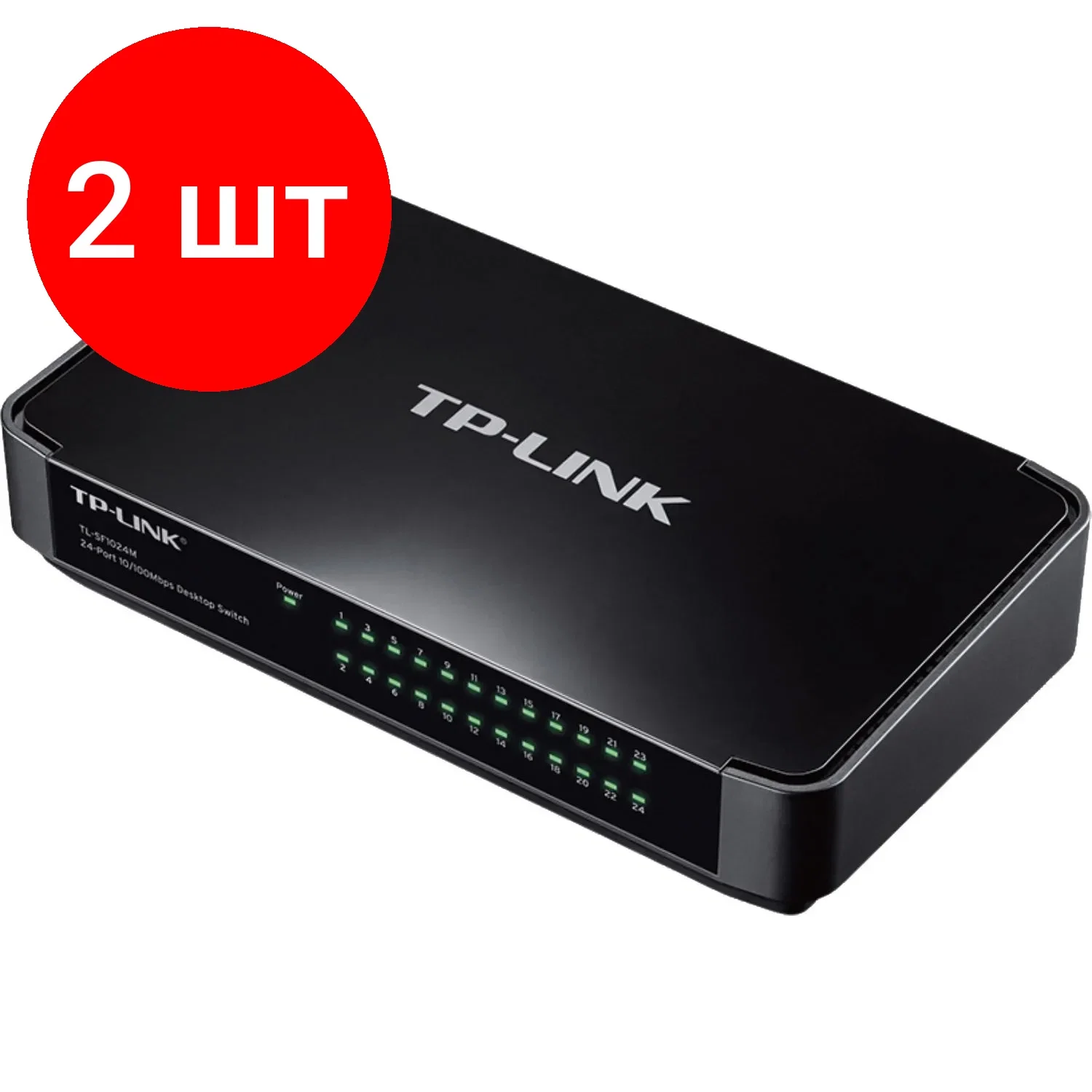 Коммутатор сетевой TP-Link SMB TL-SF1024 Коммутатор 24-port 10/100M Switch, 1U 19-inch rack-mountable steel case