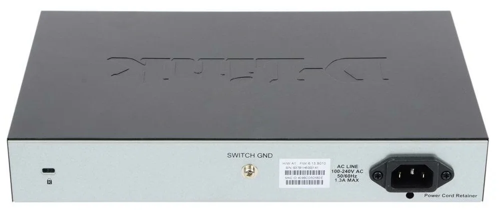 Коммутатор управляемый D-Link DGS-1210-10P/ME 2 уровня с 8 портами 10/100/1000Base-T с поддержкой PoE и 2 портами 1000Base-X SFP