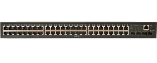 Коммутатор управляемый OSNOVO L2 PoE Gigabit Ethernet на 48 RJ45 PoE + 4*GE SFP, до 30W на порт, суммарно до 800W