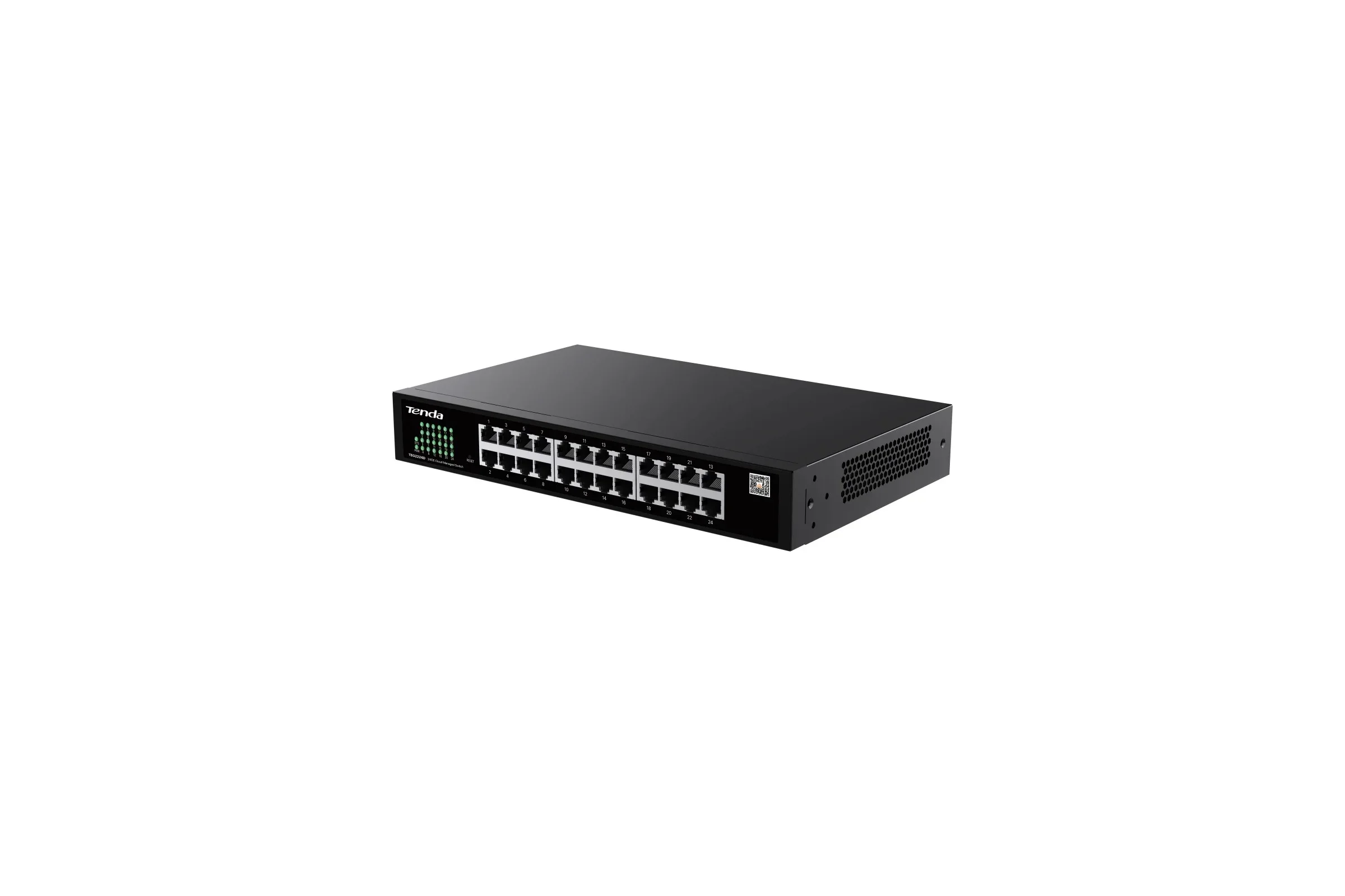 Коммутатор управляемый PoE Tenda TEG2220P-16-250W, 18 портов, 18x1 Гбит/с, SFP 2x1 Гбит/с, PoE 16x30Вт (до 230Вт)