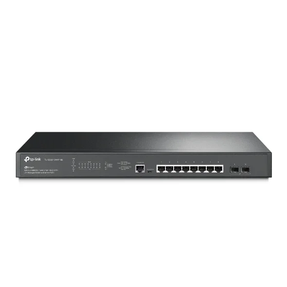 Коммутатор управляемый TP-Link SG3210XHP-M2 JetStream уровня 2+ с 8 портами PoE+ 2,5 Гбит/с и 2 портами SFP+