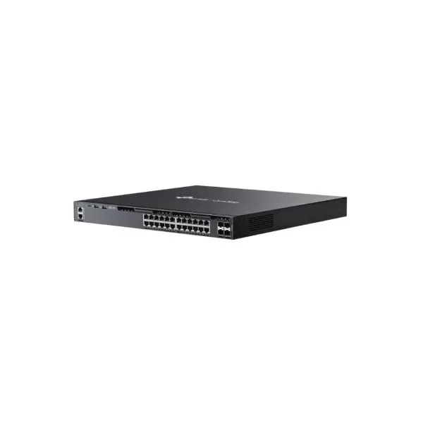 Коммутатор управляемый стекируемый 3 го уровня TP-Link SG6428X Omada с 24 гигабитными портами и 4 портами SFP+