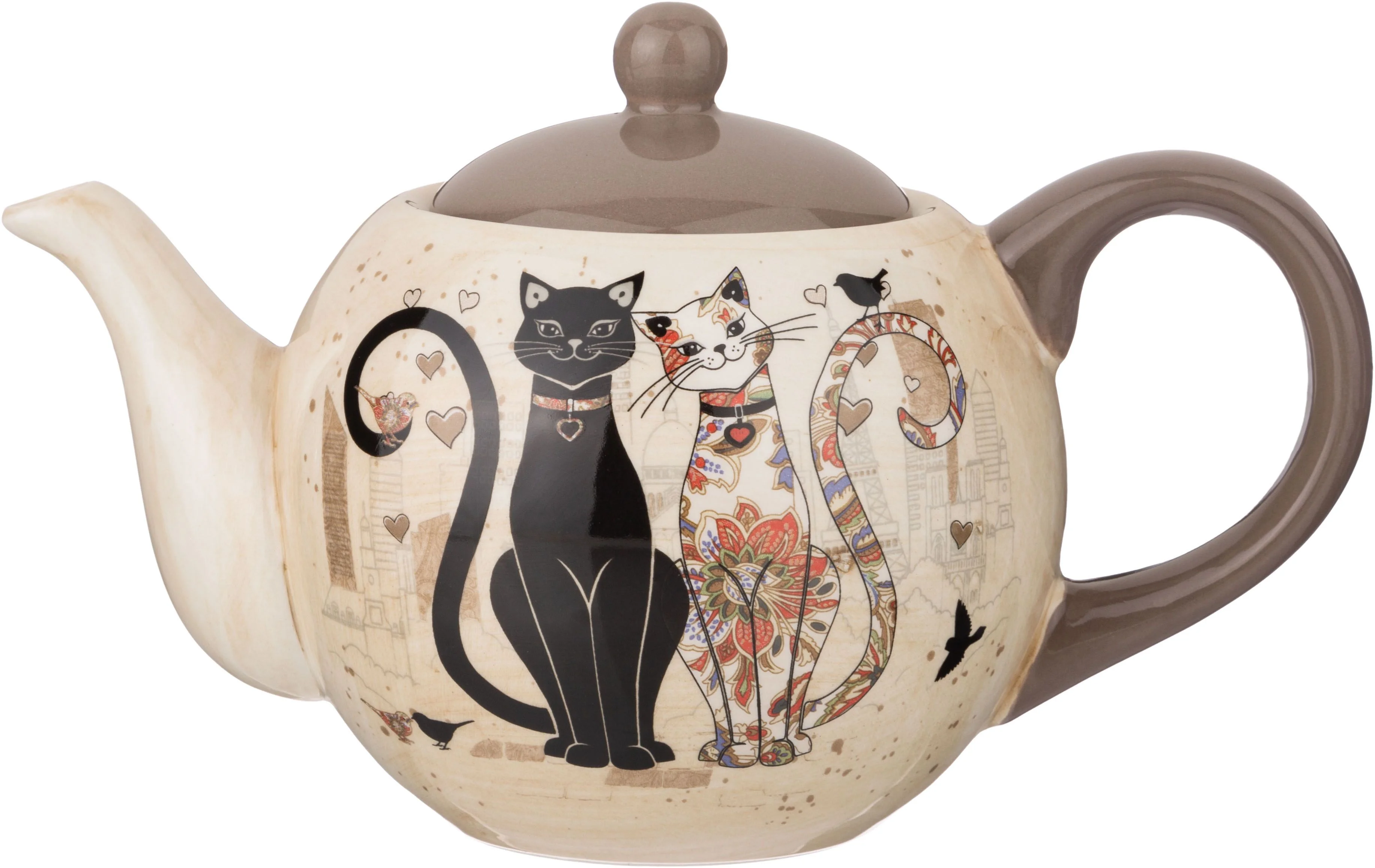 ЧАЙНИК AGNESS "ПАРИЖСКИЕ КОТЫ" 22,5*13,5*14,5 СМ 900 МЛ (КОР=16ШТ.)