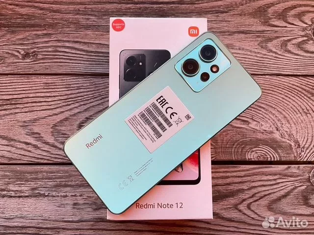 Смартфон REDMI Note 12 RU 6+128 Mint Green