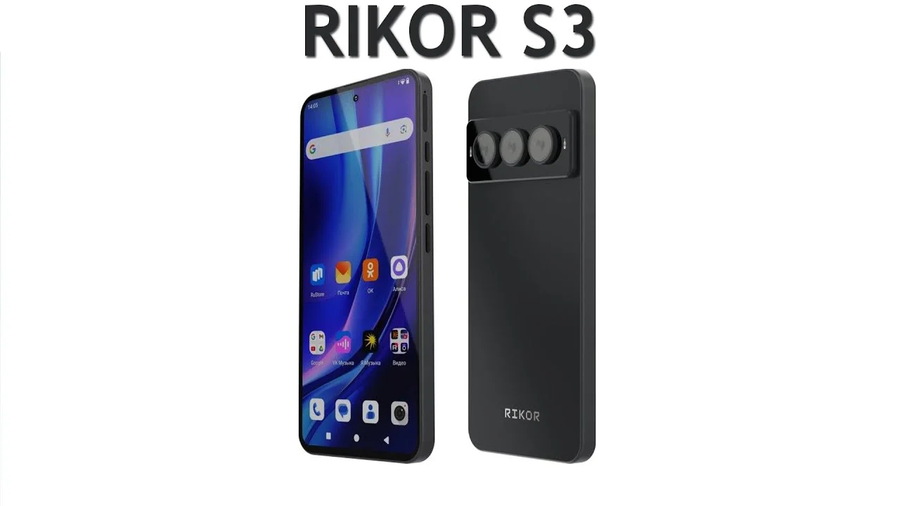 Смартфон Rikor S3 6/128ГБ черный