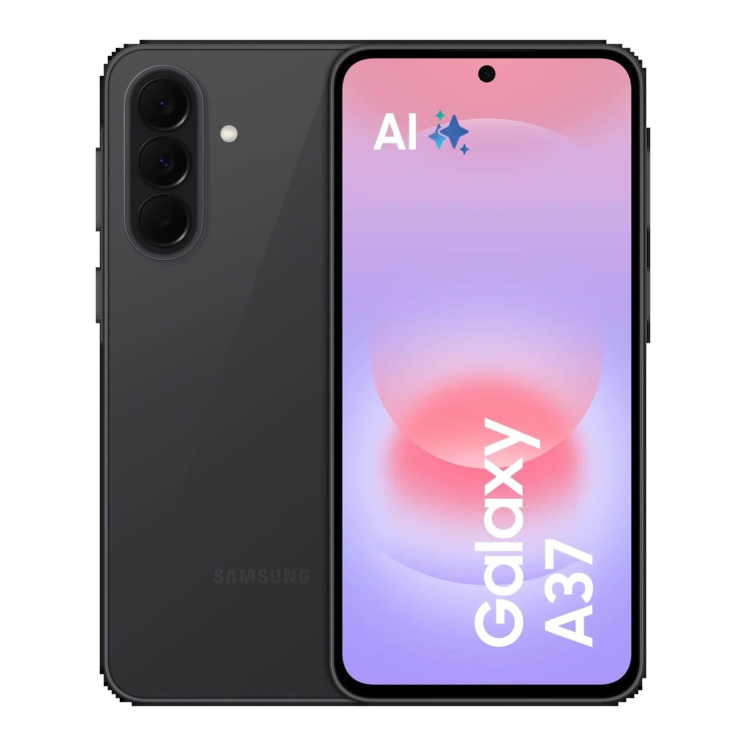Смартфон Samsung Galaxy A37 8/256GB Awesome Charcoal CAU