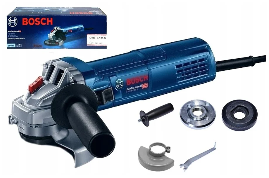 Углошлифовальная машина Bosch GWS 9-125 S 900Вт 11000об/мин рез.шпин.:M14 d=125мм (0601396102)