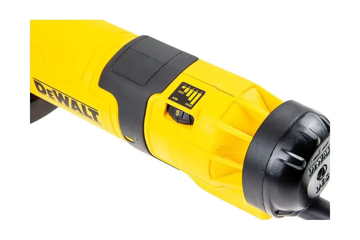 Углошлифовальная машина DeWalt DWE4257-QS 1500Вт 10000об/мин рез.шпин.:M14 d=125мм