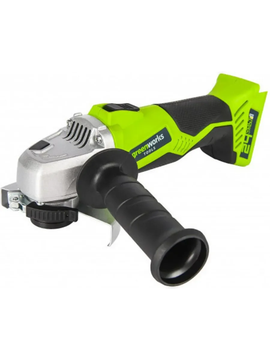 Углошлифовальная машина Greenworks GD24AG 10500об/мин рез.шпин.:M14 d=125мм (3200207)