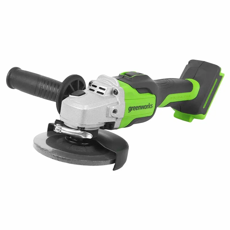 Углошлифовальная машина Greenworks GD24AG 10500об/мин рез.шпин.:M14 d=125мм (3200207)