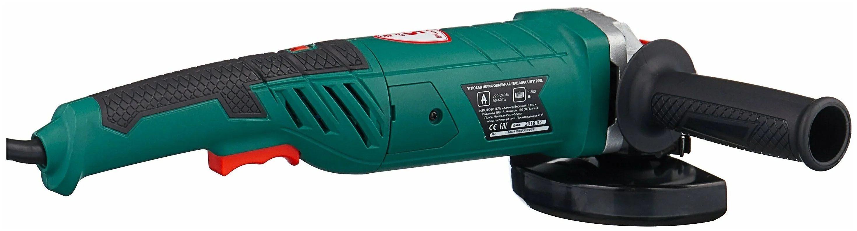 Углошлифовальная машина Hammer USM1200E 1200Вт 11000об/мин рез.шпин.:M14 d=125мм