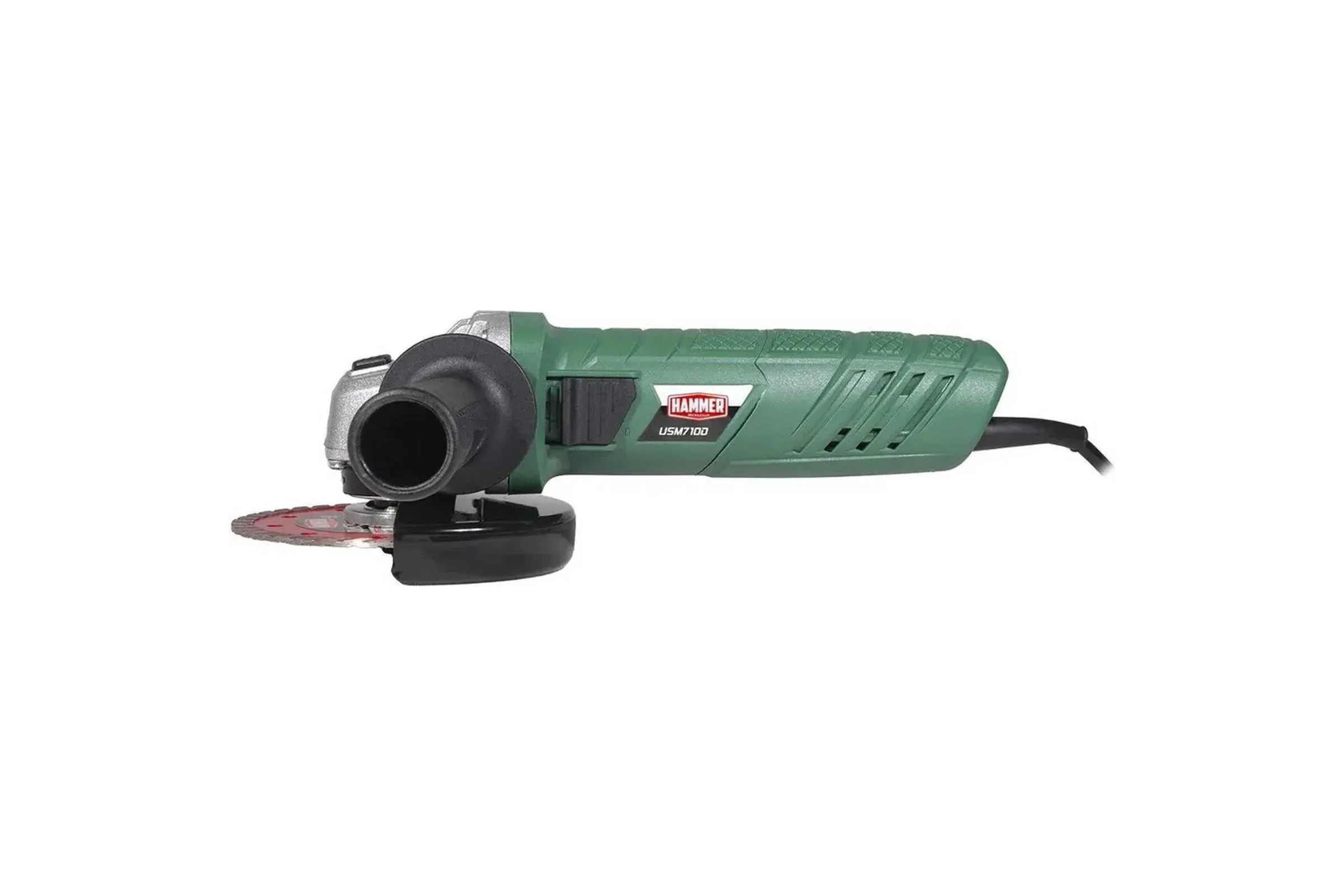 Углошлифовальная машина Hammer USM710D 710Вт 12000об/мин рез.шпин.:M14 d=125мм (501520)