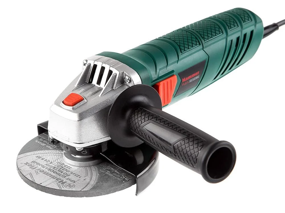 Углошлифовальная машина Hammer USM900D 900Вт 12000об/мин рез.шпин.:M14 d=125мм (501521)
