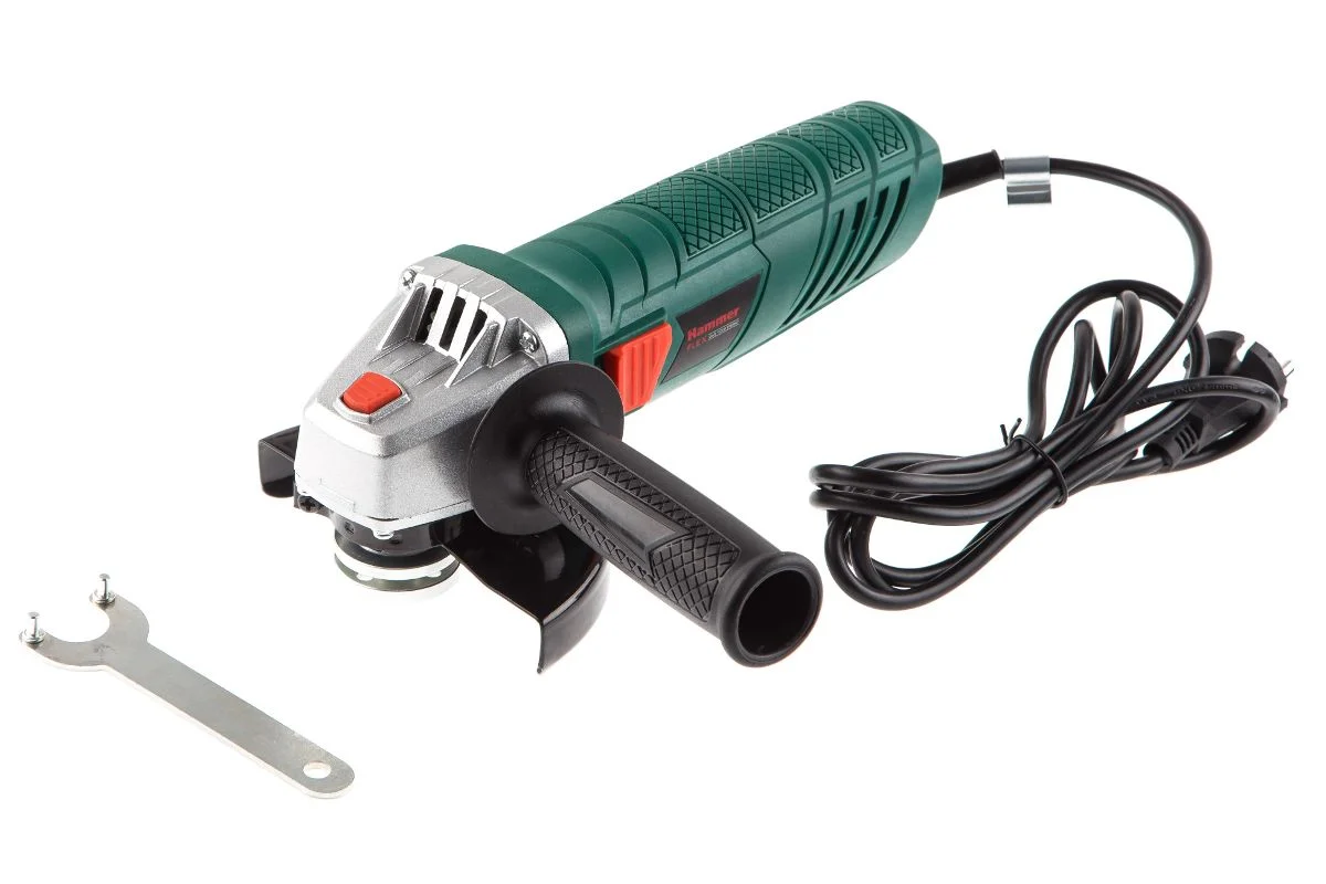 Углошлифовальная машина Hammer USM900D 900Вт 12000об/мин рез.шпин.:M14 d=125мм (501521)