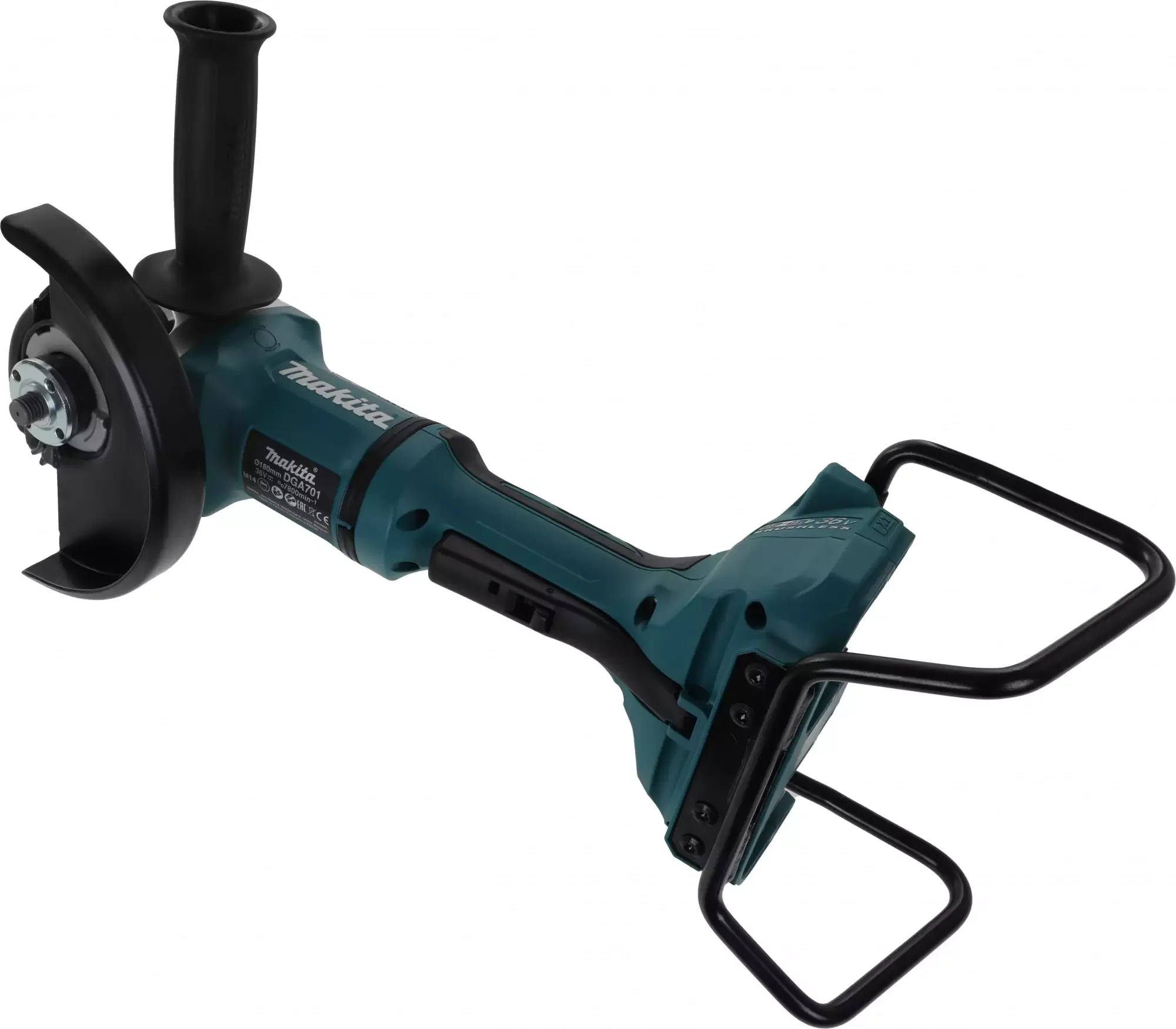 Углошлифовальная машина Makita DGA701ZU 7800об/мин рез.шпин.:M14 d=180мм