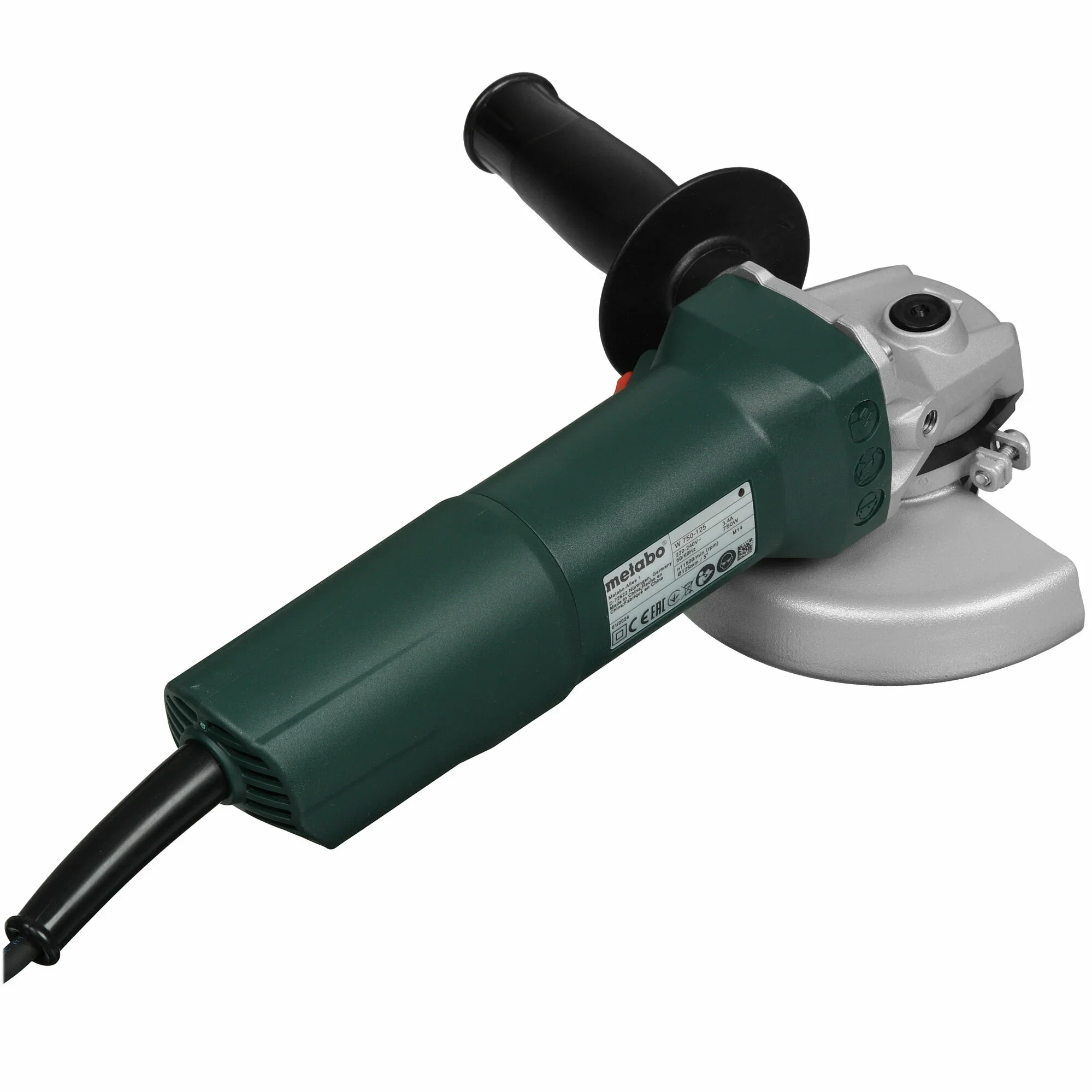 Углошлифовальная машина Metabo W 750-125 750Вт 11500об/мин рез.шпин.:M14 d=125мм (603605000)