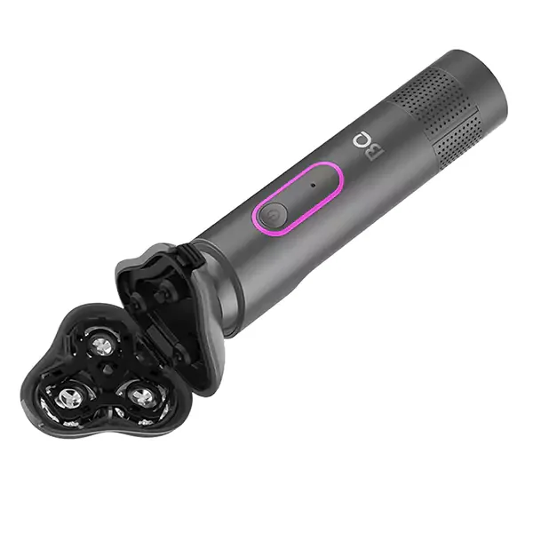 Электробритва BQ SV1008 Gray-Pink. Мощность 5 Вт/Время зарядки 90 минут/Время беспроводной работы 90 минут/Влагозащита IPX6/Электропитание 110-240 В,