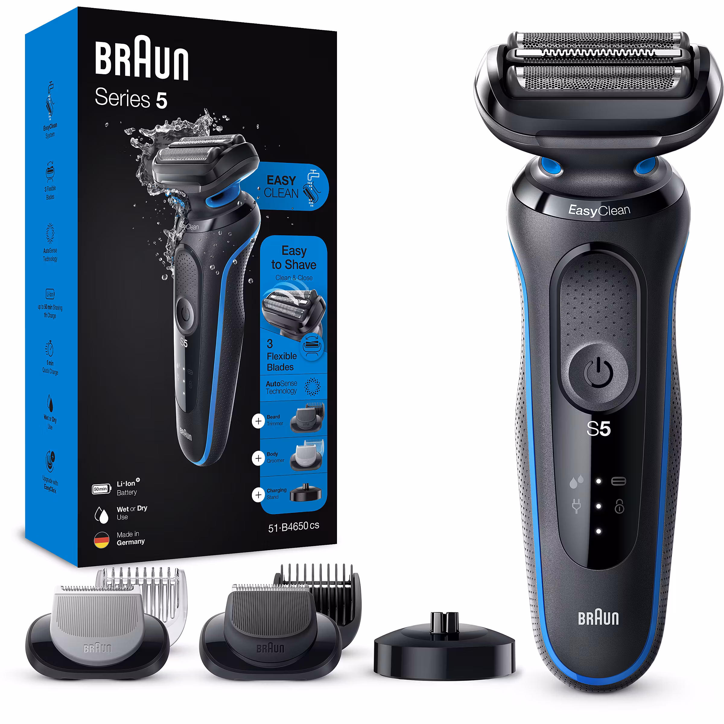 Электробритва Braun 51-B4650cs Blue