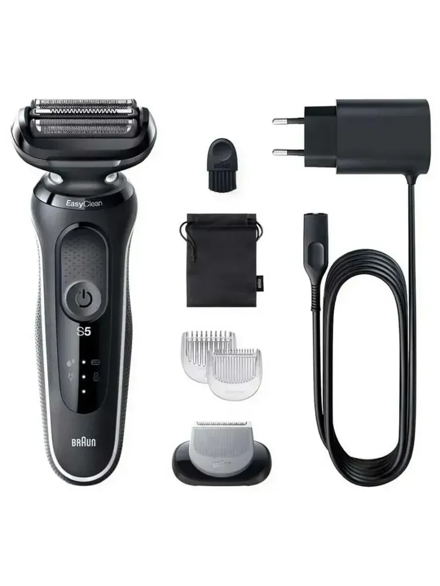 Электробритва Braun 51-W1600s белый/черный