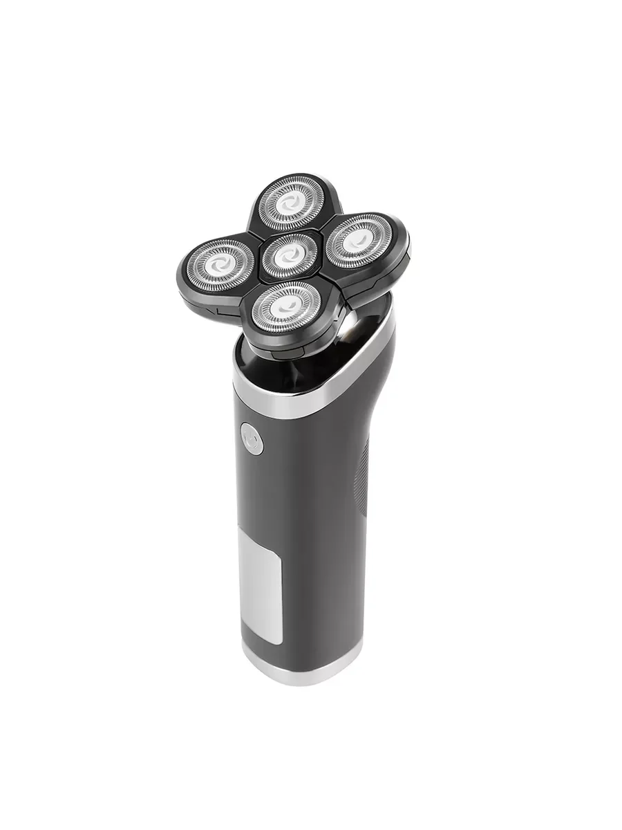 Электробритва Centek CT-2151 (черный) ротор 4D, влажное бритье, 5 плав.голов, USB, зарядка 1 час, LiIon800мAч