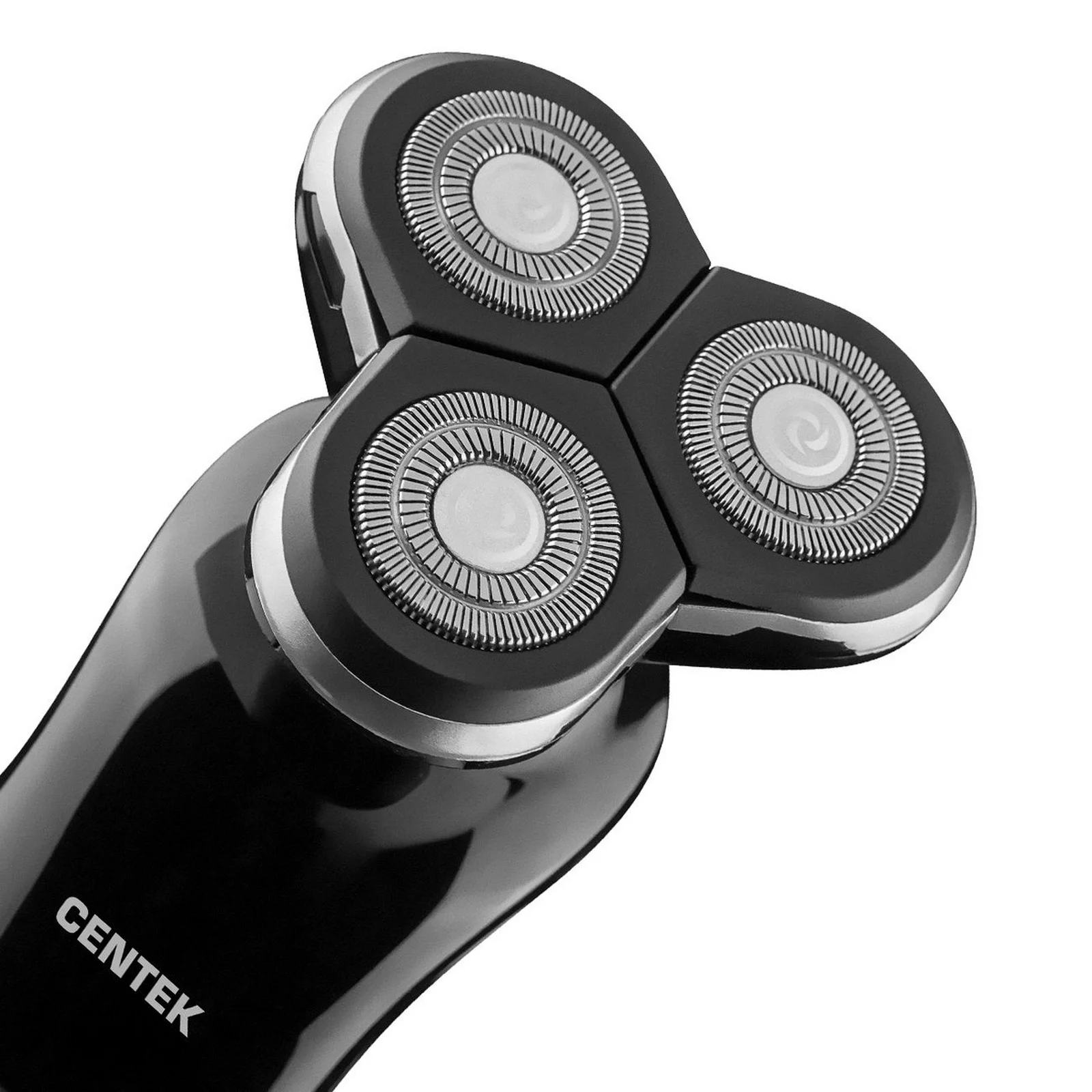 Электробритва Centek CT-2159 (черн/хром) 3 плавающие головки, аккумулятор+работа от сети, Li-Ion600мА·ч