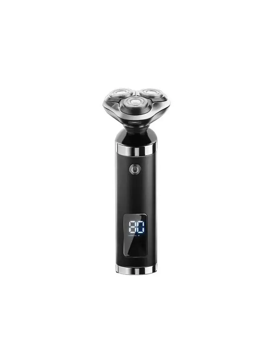 Электробритва Centek CT-2175 (черный) ротор 4D, влажное бритье, 3 плав.головки, USB, зарядка 1 час, подставка