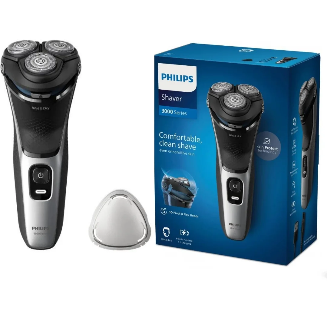 Электробритва Philips S3143/00 черный/серебристый