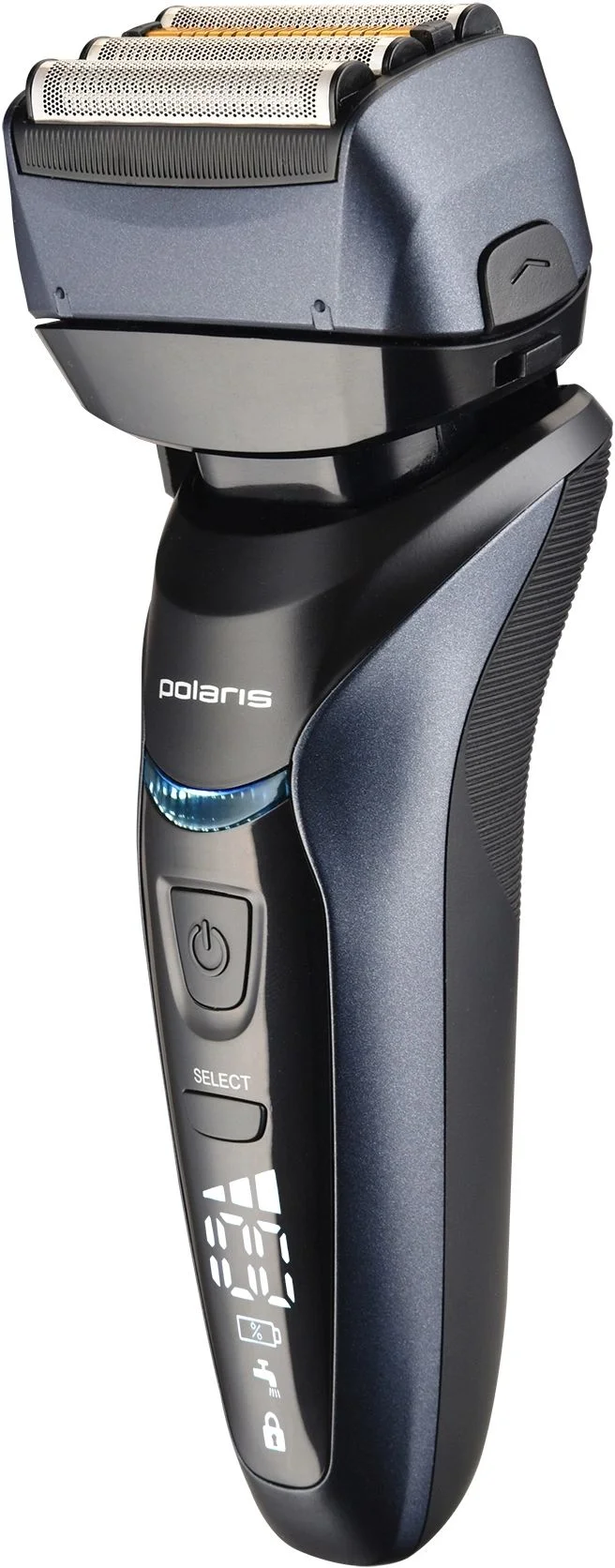 Электробритва Polaris PMF 1016RC wet&dry 7D PROF 4+ черный/Темно-синий