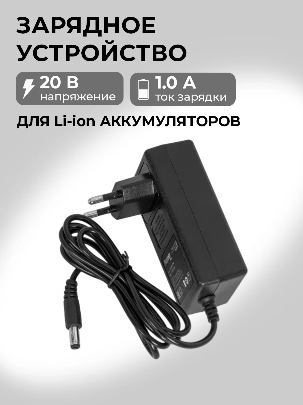 Зарядные устройства Pioneer SC-201-01 Li-Ion, 220, 50 В.Гц., IP20.