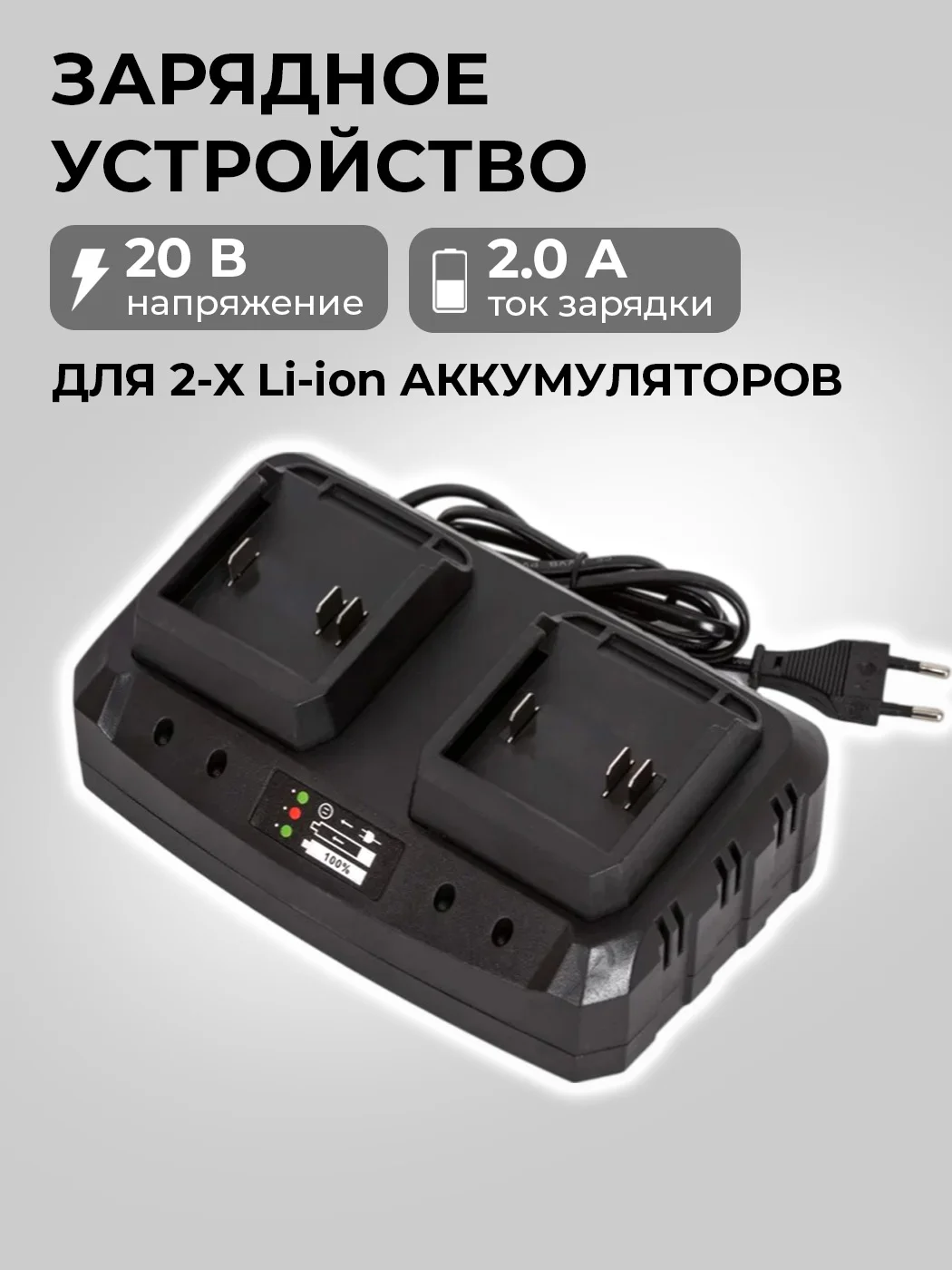 Зарядные устройства Pioneer SC-201-01 Li-Ion, 220, 50 В.Гц., IP20.