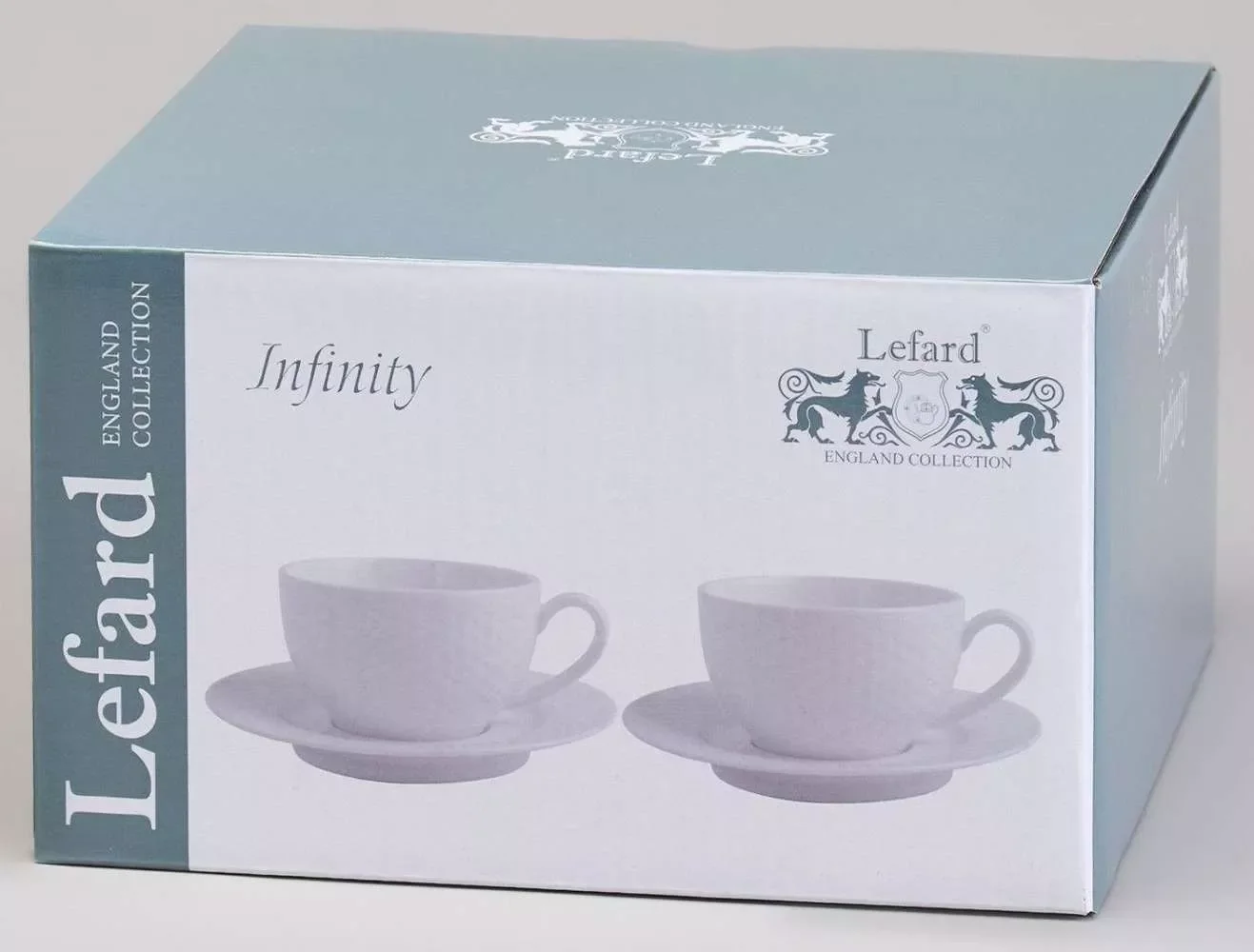 ЧАЙНЫЙ НАБОР LEFARD "INFINITY" НА 2 ПЕР. 4 ПР. 230 МЛ (КОР=16НАБ.)