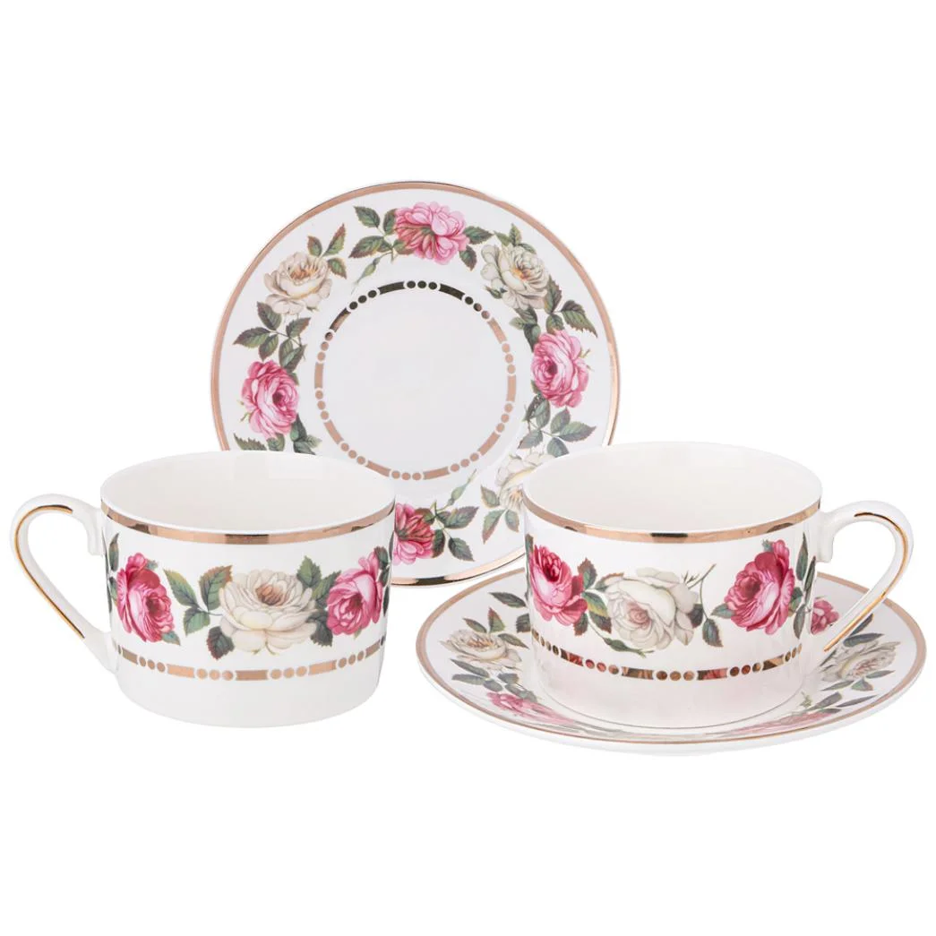ЧАЙНЫЙ НАБОР LEFARD "MELODY OF ROSES" НА 2 ПЕР. 4 ПР. 250 МЛ (КОР=12НАБ.)