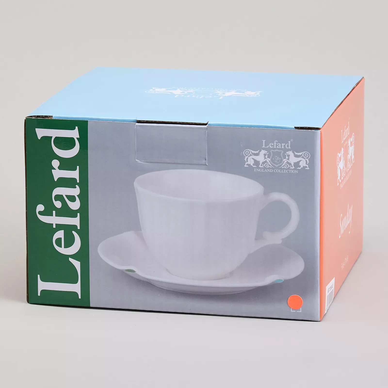 ЧАЙНЫЙ НАБОР LEFARD "SUNDAY" НА 2 ПЕР. 4 ПР. 220 МЛ ЗОЛОТОЙ