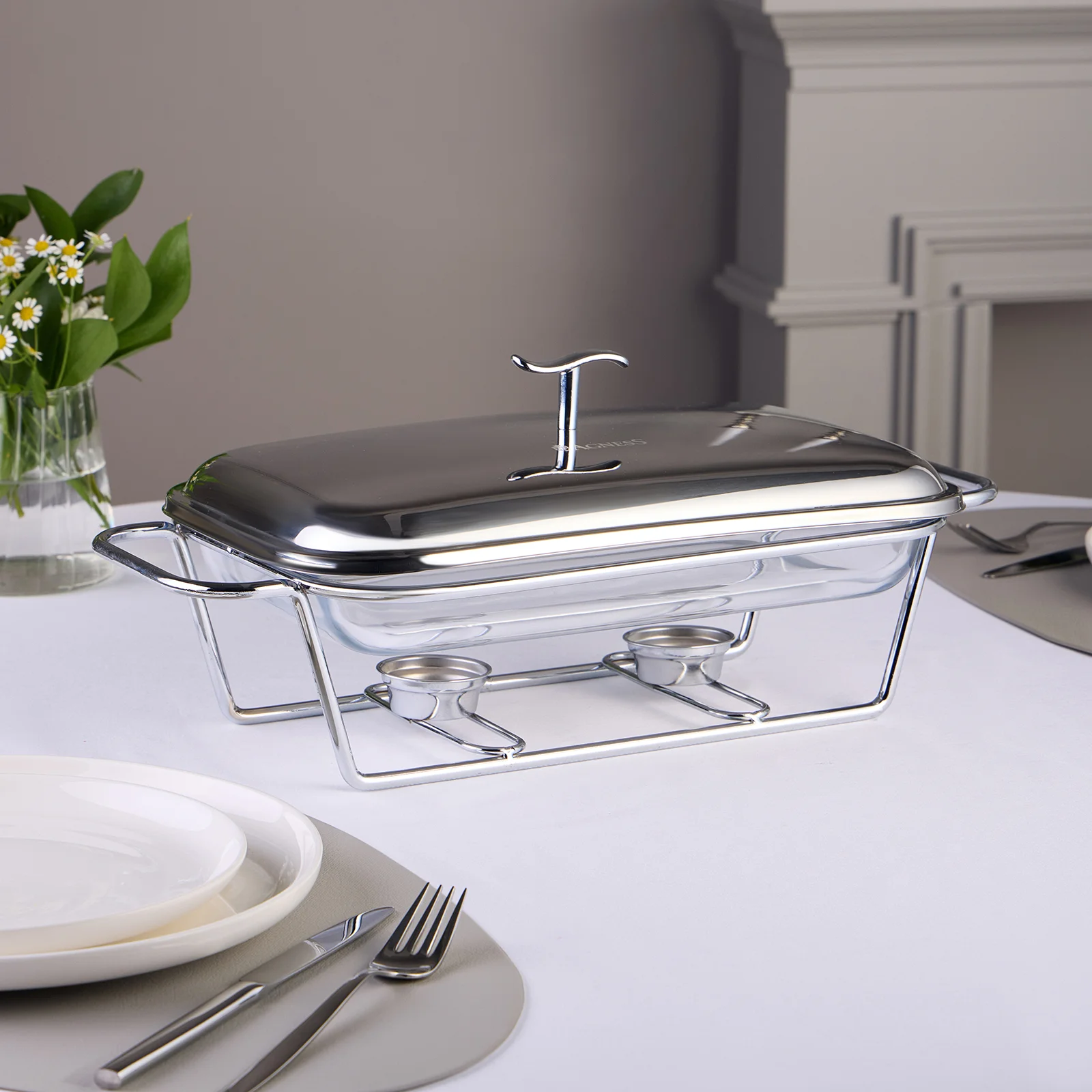 МАРМИТ AGNESS КВАДРАТНЫЙ SILVER 1,8L