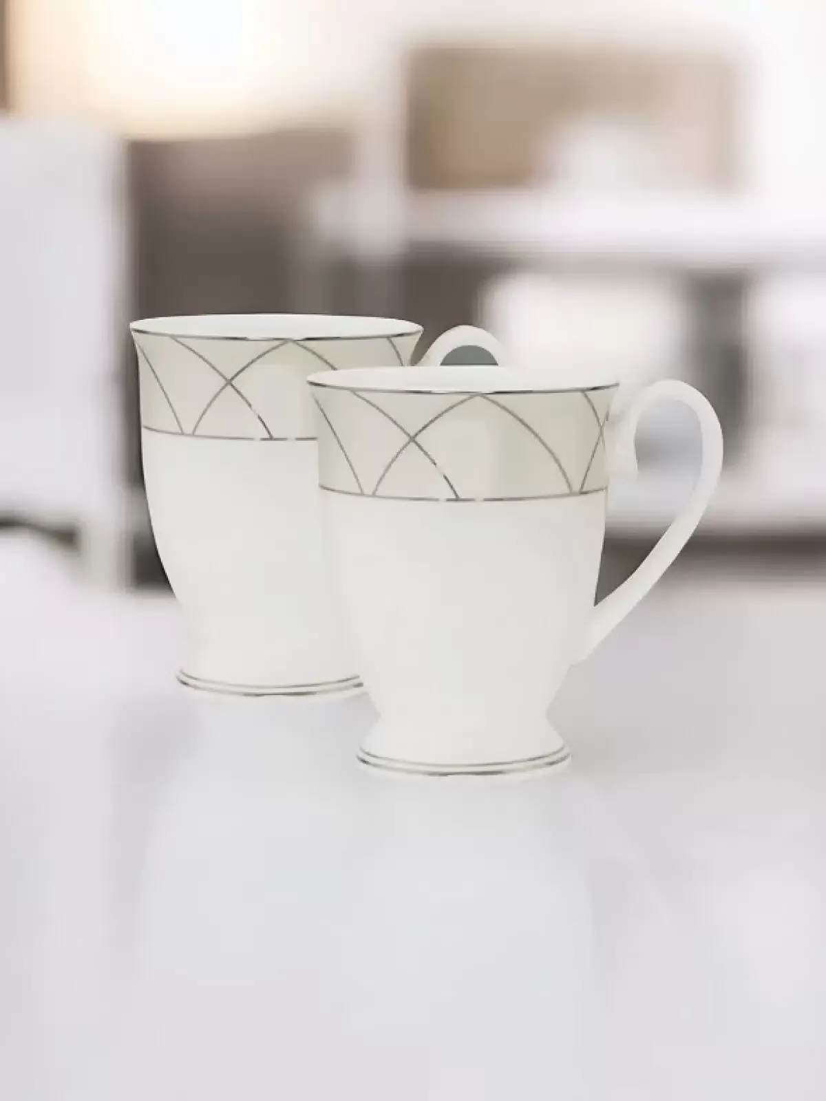 145-436 Кружка 350 мл PANDORA CREAM в под.уп.(х36)Костяной фарфор