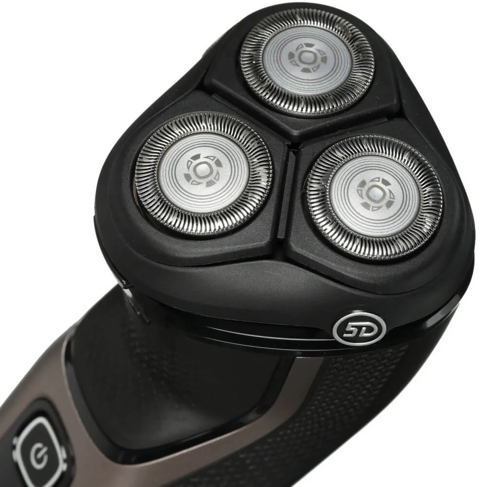 Электробритва роторная Philips S3242/12 питан.:аккум. черный/серебристый