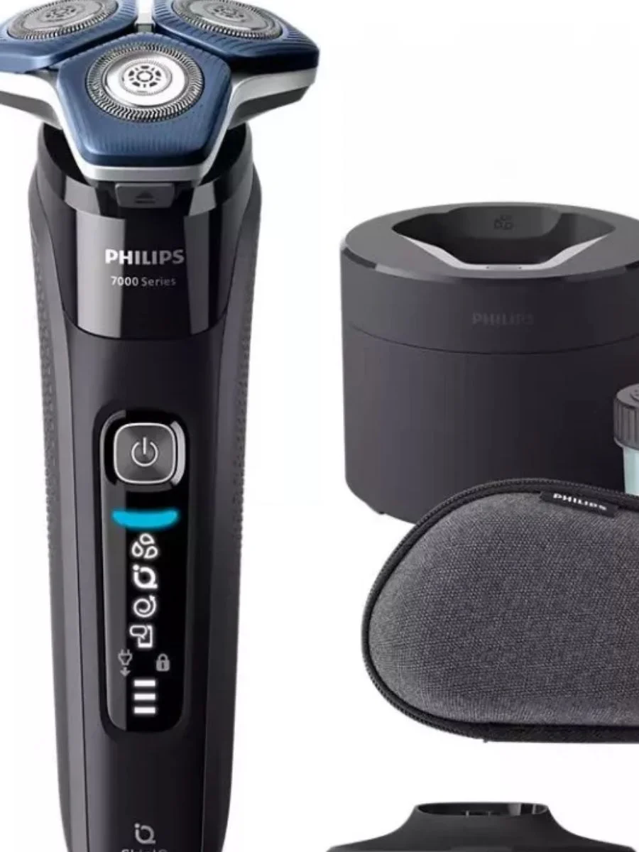 Электробритва роторная Philips S7886/35 реж.эл.:3 питан.:аккум. черный