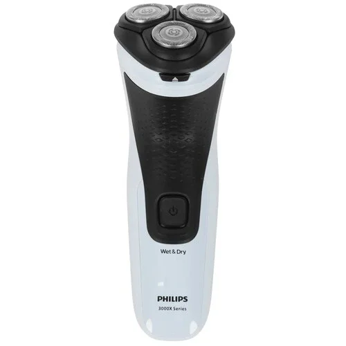 Электробритва роторная Philips X3003/00 реж.эл.:3 питан.:аккум. голубой/черный
