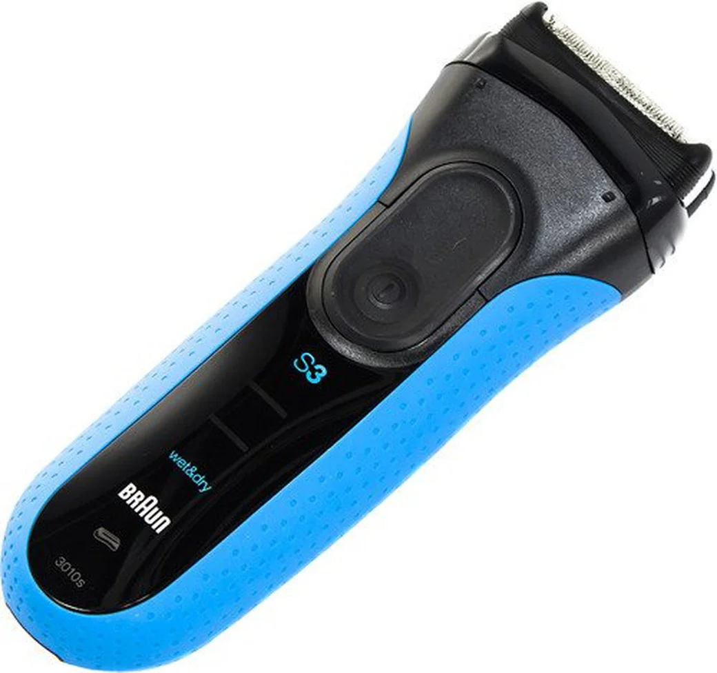 Электробритва сетчатая Braun 3010BT синий/черный