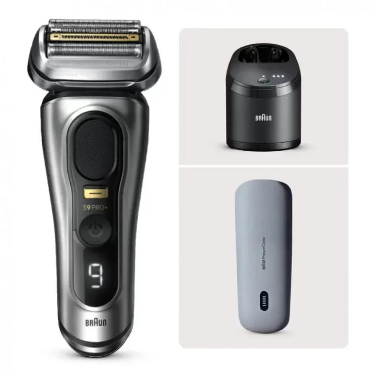 Электробритва сетчатая Braun 9675cc питан.:элек.сеть/аккум. серебристый