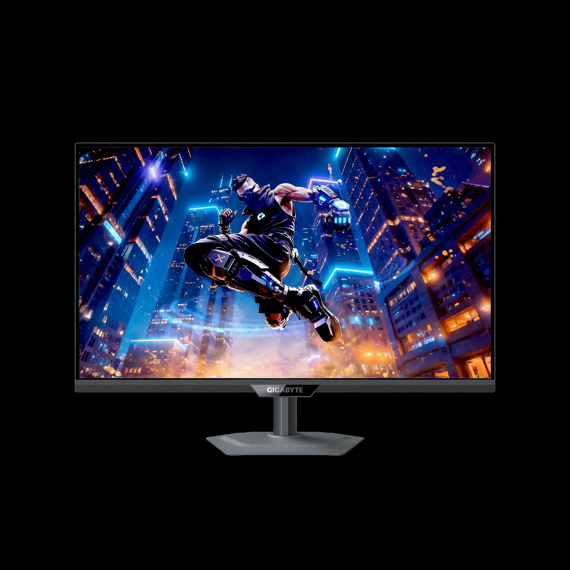 Монитор 27" Gigabyte M27Q2 ICE EK IPS 2560x1440, 200 Гц, 1 мс, 16:9, 350 кд/м², 2xHDMI 2.0, DP 1.4, USB-C (PD 18 Вт), 3.5 Jack, USB Hub (3x USB 3.2),