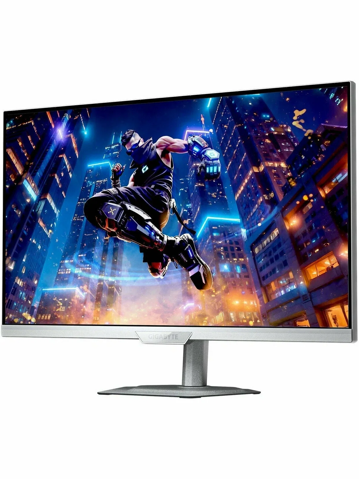Монитор 27" Gigabyte M27UP ICE IPS 3840x2160, 160 Гц, 1 мс, 16:9, 350 кд/м², 2xHDMI 2.1, DP 1.4, USB-C, USB Hub (4x USB 3.2), 3.5 Jack, динамики (2x5