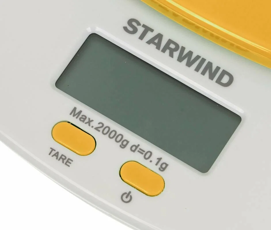 Весы кухонные Starwind SSK2158 макс. вес: 2 кг, оранжевый