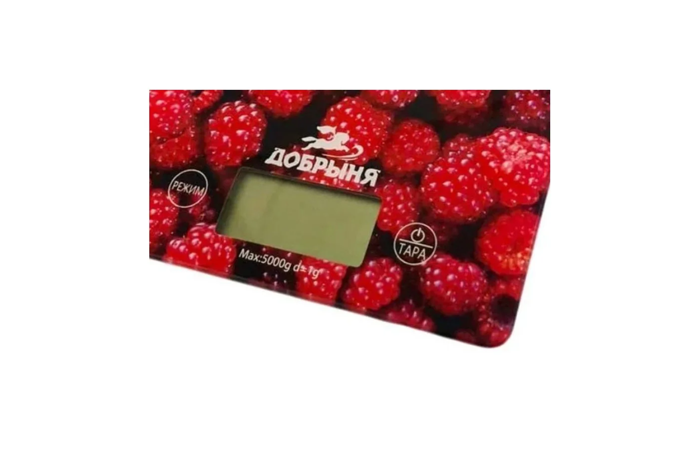 Весы кухонные Добрыня DO-3015A (15x15 см, 5 кг) малина