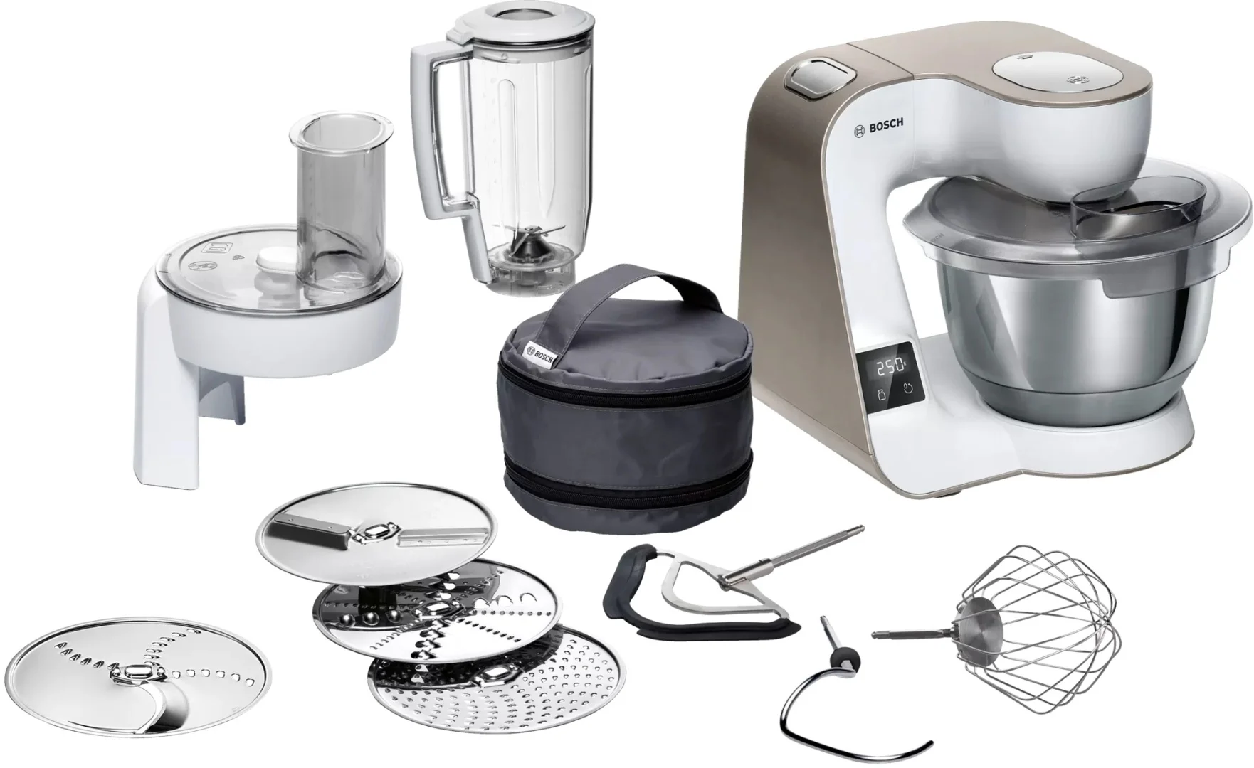 Комбайн Bosch MUM5XW20 белый/бежевый